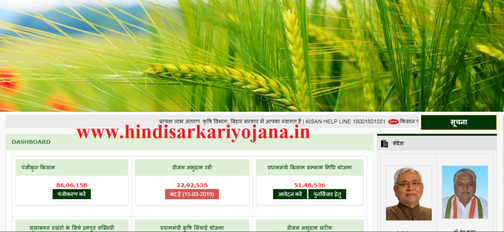 Bihar Kisan Samman Nidhi Yojana