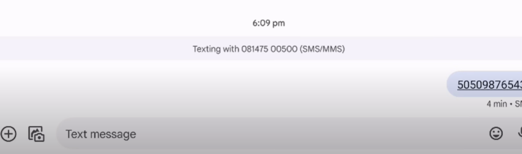 How to Send SMS For Gruhalakshmi Scheme 2