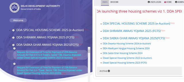 DDA Housing Scheme 2025